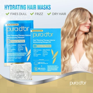 Foto 4 | Foto 4 | Mascarilla De Biotina Para Terapia De Adelgazamiento Del Cabello Pura D'or 35 Ml Paquete De 8 - Venta Internacional.