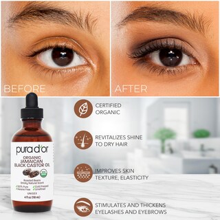 Foto 4 | Foto 4 | Aceite de Ricino Pura D'or Organic Jamaican Black 118 Ml con Cepillos - Venta Internacional