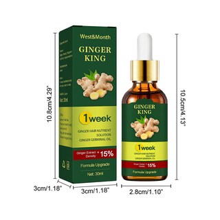 Foto 2 | Foto 2 | Líquido Para El Cuidado Del Cabello Con Aceite Esencial De Jengibre 30 Ml West&month - Venta Internacional.