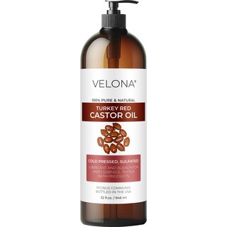 Foto 1 | Foto 1 | Aceite Portador Velona Castor Turkey Red 946 Ml | 100% Puro - Venta Internacional.