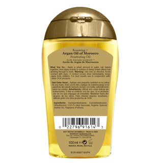 Foto 2 | Foto 2 | Tratamiento De Aceite Capilar Ogx Aceite De Argán Renovador De Marruecos 100 Ml - Venta Internacional.