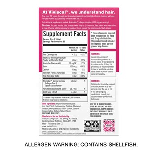 Foto 7 | Foto 7 | Venta Internacional - Suplemento para el Crecimiento del Cabello Femenino Viviscal Collagen Complex 60 Pastillas