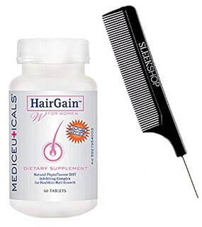 Foto 2 | Foto 2 | Suplemento Therapro Mediceuticals Hairgain Con Peine 60 Comprimidos - Venta Internacional.