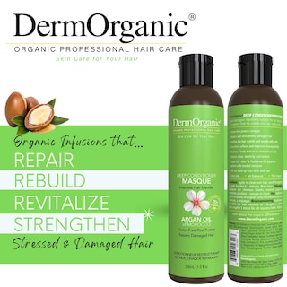 Foto 2 | Foto 2 | Aceite De Argán Dermorgánico Para El Cuidado Del Cabello, Hidratante Diario, 240 Ml - Venta Internacional.