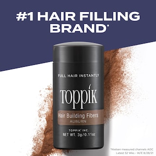 Foto 2 | Foto 2 | Fibras Para La Construcción Del Cabello Toppik Auburn, 12 G, Para Hombres Y Mujeres - Venta Internacional.