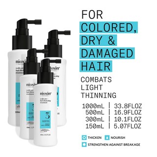 Foto 4 | Foto 4 | Tratamiento Para Engrosar El Cabello Nioxin System 3 Para Cabello Dañado - Venta Internacional.