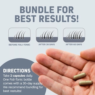 Foto 6 | Foto 6 | Suplemento Para El Crecimiento Del Cabello Herbtonics Foil Tonic Con Biotina 120 C - Venta Internacional.