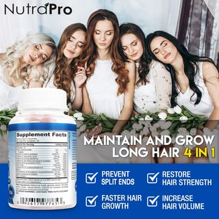 Foto 3 | Foto 3 | Suplemento Para El Crecimiento Del Cabello Nutrapro Long Hair Gummies - Venta Internacional.