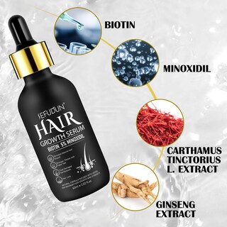 Foto 2 | Foto 2 | Sérum Para El Crecimiento Del Cabello, 60 Ml, 5% De Minoxidil Con Derma Roller, Kit Para Hombre - Venta Internacional.