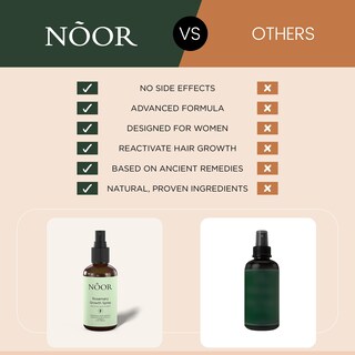 Foto 6 | Foto 6 | Spray Para El Crecimiento Del Cabello Noor Hair Rosemary Para Mujer, 100 Ml - Venta Internacional.