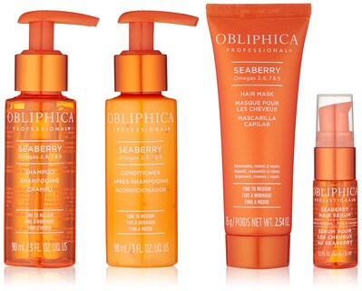 Foto 1 | Foto 1 | Kit De Viaje Para El Cuidado Del Cabello Obliphica Seaberry Para Cabello Fino A Mediano - Venta Internacional.