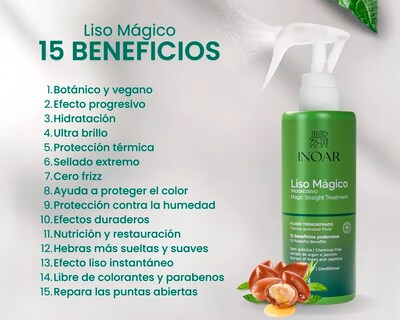 Foto 4 | Foto 4 | Protector de Calor Hidratante Inoar Liso Mágico Argán 200ml