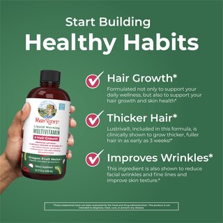 Foto 5 | Foto 5 | Suplemento Multivitamínico Líquido Para El Crecimiento Del Cabello Maryruth  450 Ml - Venta Internacional.