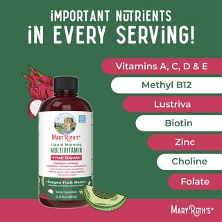 Foto 7 | Foto 7 | Suplemento Multivitamínico Líquido Para El Crecimiento Del Cabello Maryruth  450 Ml - Venta Internacional.