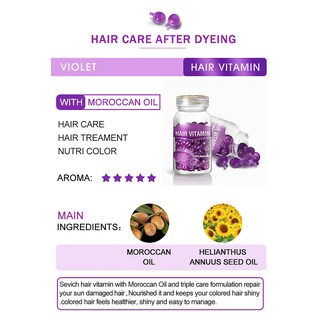 Foto 2 | Foto 2 | Cápsulas De Aceite Capilar Huoguo Para Queratina De Puntas Abiertas 30 Unidades - Venta Internacional.