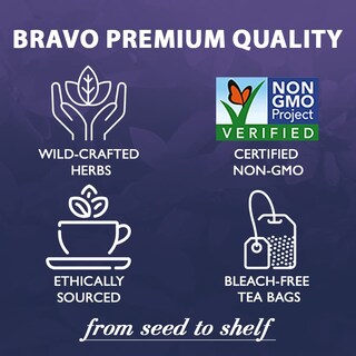 Foto 3 | Foto 3 | Té De Hierbas Bravo Tea Para El Crecimiento Del Cabello Sin Cafeína 20 Bolsitas De Té - Venta Internacional.