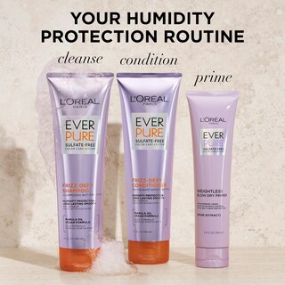 Foto 6 | Foto 6 | Acondicionador L'oreal Paris Everpure Frizz-defy Sin Sulfatos 250 Ml - Venta Internacional