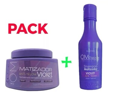 Foto 2 | Foto 2 | Shampoo Violeta De 450 Ml Y Crema Tonificante Salonex - Venta Internacional