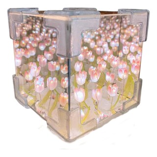 Foto 1 | Foto 1 | Lámpara De Espejo Con Luz Nocturna, Diseño De Tulipanes, Bricolaje, 12 Cm - Venta Internacional.