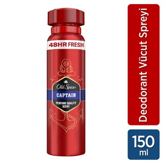 Foto 2 | Foto 2 | Desodorante En Aerosol Old Spice Captain, 175 Ml, Paquete De 6 - Venta Internacional.