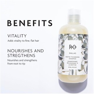 Foto 2 | Foto 2 | Champú R+co Dallas, Espesante Con Biotina, 250 Ml, Vegano, Libre De Crueldad Animal - Venta Internacional.