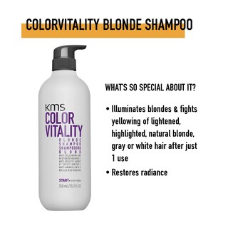 Foto 3 | Foto 3 | Champú Kms Colorvitality Blonde Illuminating Purple 750 Ml - Venta Internacional.