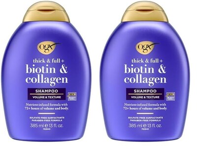 Foto 1 | Foto 1 | Champú Voluminizador Ogx Thick & Full Biotina Y Colágeno, 385 Ml, X2 - Venta Internacional.