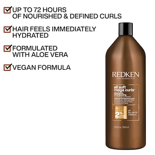 Foto 3 | Foto 3 | Champú Redken All Soft Mega Curls Para Cabello Extremadamente Seco - Venta Internacional.