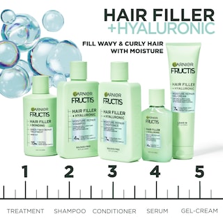 Foto 4 | Foto 4 | Champú Garnier Fructis Hair Filler Hidratante Repair 300 Ml - Venta Internacional.