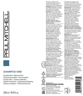 Foto 7 | Foto 7 | Champú Paul Mitchell Shampoo One Balanced Clean 300 Ml - Venta Internacional.
