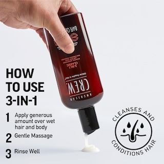 Foto 6 | Foto 6 | Champú, Acondicionador Y Gel De Baño 3 En 1 American Crew, 450 Ml - Venta Internacional.