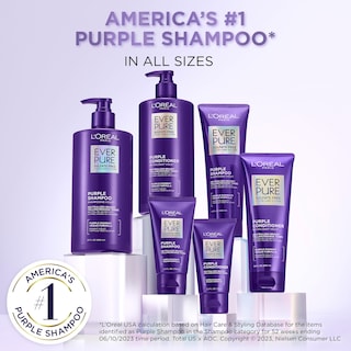 Foto 6 | Foto 6 | Champú L'oréal Paris Everpure Brass Toning Purple 680 Ml - Venta Internacional.