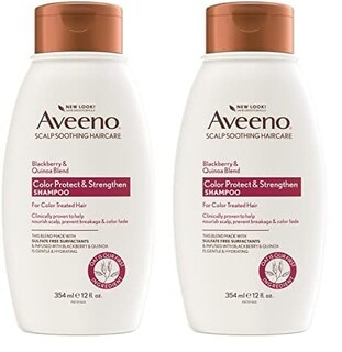 Foto 1 | Foto 1 | Champú Ogx Aveeno Color Protect Strengthen+ Blackberry Quinoa 360 Ml (paquete De 2) - Venta Internacional.