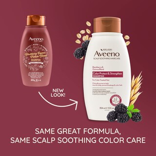 Foto 2 | Foto 2 | Champú Ogx Aveeno Color Protect Strengthen+ Blackberry Quinoa 360 Ml (paquete De 2) - Venta Internacional.