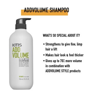 Foto 3 | Foto 3 | Champú Kms Add Volume 750 Ml Para Todo Tipo De Cabello - Venta Internacional.