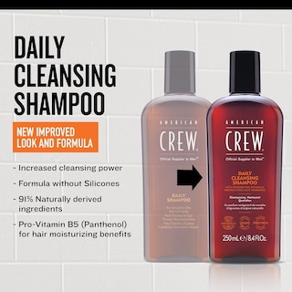 Foto 2 | Foto 2 | Shampoo American Crew, Limpiador Diario Para Hombres, 250 Ml, Vegano - Venta Internacional.