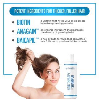Foto 5 | Foto 5 | Champú Clinical Effects Hair Therapy Biotina Con Anagain 480 Ml - Venta Internacional.