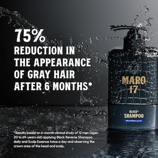 Foto 3 | Foto 3 | Champú Maro17 Black+ Para Hombres Con Tendencia A La Reversión De Las Canas, 300 Ml - Venta Internacional.