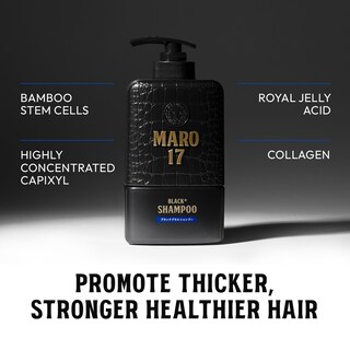 Foto 5 | Foto 5 | Champú Maro17 Black+ Para Hombres Con Tendencia A La Reversión De Las Canas, 300 Ml - Venta Internacional.
