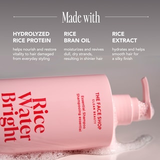 Foto 5 | Foto 5 | Champú The Face Shop Rice Water Bright Essential, 300 Ml - Venta Internacional.