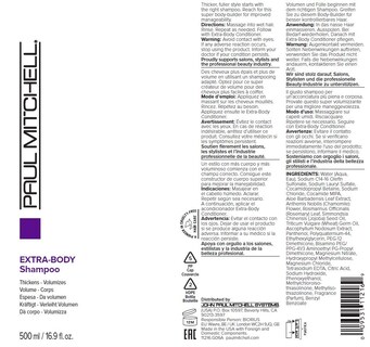 Foto 6 | Foto 6 | Champú Paul Mitchell Extrabody Thickens, Voluminiza 500 Ml - Venta Internacional.