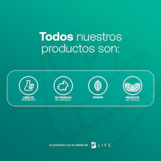 Foto 5 | Foto 5 | Shampoo Natural De 800ml. Sin Sulfatos Ni Parabenos Con Aloe Vera. Natural Shampoo B Life.