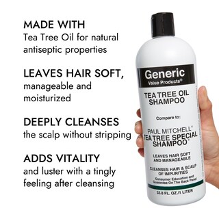 Foto 5 | Foto 5 | Champú Generic Value Products, Aceite De Árbol De Té, 1 Litro - Venta Internacional.