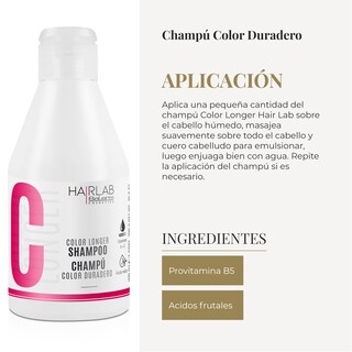 Foto 4 | Foto 4 | Champú Salerm Color Longer Hair Lab De 300 Ml Para Cabello Teñido - Venta Internacional.