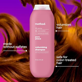 Foto 5 | Foto 5 | Shampoo Method Volumizing Pure Peace Con Rosa 414 Ml (paquete De 3) - Venta Internacional.