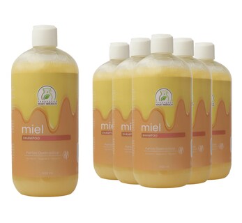 Foto 1 | Foto 1 | Shampoo De Miel Pack 6 Piezas\nProductos Mart Mexico 500 Ml