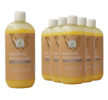 Foto 1 | Foto 1 | Shampoo De Keratina Pack 6 Piezas\nProductos Mart Mexico 500 Ml