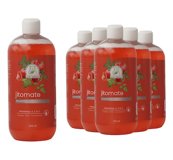 Foto 1 | Foto 1 | Shampoo De Jitomate, Pack 6 Piezas\nProductos Mart Mexico 500 Ml