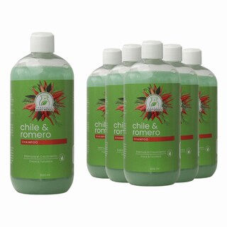 Foto 1 | Foto 1 | Shampoo De Chile & Romero Pack 6 Piezas\nProductos Mart Mexico 500 Ml