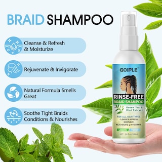Foto 5 | Foto 5 | Champú Braid Spray Goiple Rose Mint Para Rastas, 200 Ml, Sin Agua - Venta Internacional.